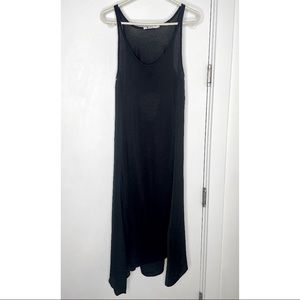T By Alexander Wang black Maxi back cut out dress